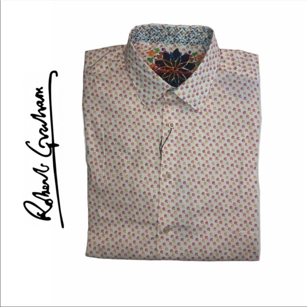 Robert Graham Springdale Shirt Size L!